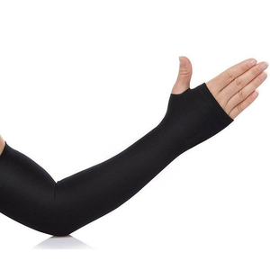 Manchon de compression sportif pour femme sur mesure – Spandex/Nylon respirant, soutien du coude, volleyball, cyclisme, haute qualité pour adultes - Product Image 1