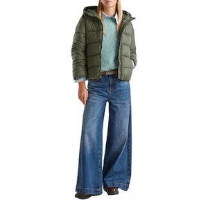 Veste d'hiver à col montant zippée, entièrement personnalisée, tissée, imperméable, réversible, respirante, écologique, garnie de coton, fabriquée récemment - Product Image 4