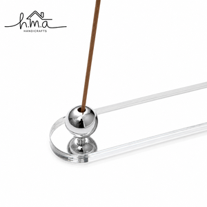 Support d'encens vintage en laiton avec cendrier, fait main, pour la méditation et la décoration intérieure - Product Image 4