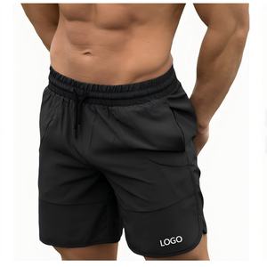 Shorts de plage pour hommes à séchage rapide, shorts cinq-quarts pour hommes, shorts de fitness décontractés pour hommes pour la gym, vente en gros, OEM - Product Image 1