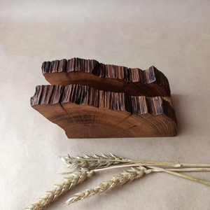 Handmade <b>Reclaimed</b> Wood Napkin Holder Rustic Modern Design Durable Tabletop Stand for Home Office Kitchen Dining Kitchen Restaur - Product Image 4