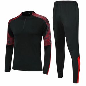 Conjunto Deportivo para Hombre, Manga Larga, Cierre de Cremallera, Cuello Alto, Secado Rápido, Pantalones con Cintura Elástica, Uniforme Deportivo para Voleibol y Fútbol - Product Image 4