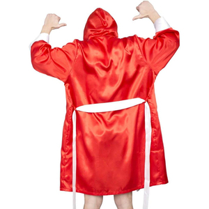 Unisex Boxing <b>Robe</b> With <b>Hood</b> Customizable Fighting <b>Robe</b>, Custom Logo Print Boxing Entrance <b>Robe</b> High Quality - Product Image 5
