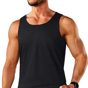 Débardeur personnalisé imprimé de haute qualité pour hommes, idéal pour la gym, l'entraînement, le fitness, le streetwear, sans manches, coupe musclée, 100% coton côtelé - Product Image 6