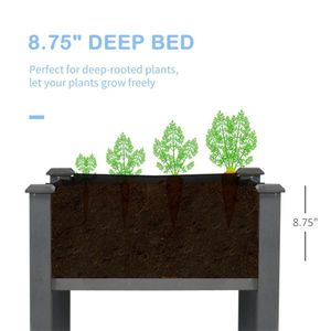 Fournitures de jardin, bac à plantes en WPC pour la plantation en extérieur et les jardins potagers - Product Image 5