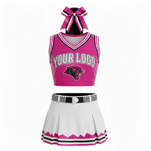Uniforme de cheerleading de haute qualité avec une construction en tissu doux et respirant, ensemble d'uniformes de cheerleading personnalisés pour les activités d'équipe - Product Image 3