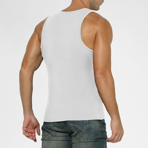 Camisetas sin mangas de cuello alto para hombre, 100% algodón, corte formal, longitud regular, estilo vintage lavado, estampado de leopardo en la parte delantera - Product Image 3
