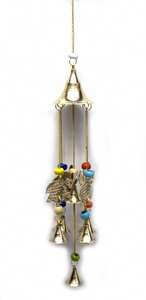 Om Brass Wind <b>Chime</b> Decorative Stylish Traditional From India Manufacturer Genuine Quality Brass Om Ghanti <b>Bell</b> Housewarming - Product Image 2
