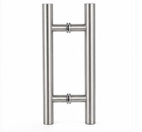 Poignées de tirage en forme de H de qualité professionnelle, finition de surface lisse, design ambidextre, garantie de 3 ans, utilisation pour portes, personnalisable