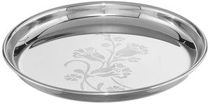 จานบุฟเฟ่ต์สแตนเลสสตีลสลักลายด้วยเลเซอร์สำหรับร้านอาหาร - Product Image 3