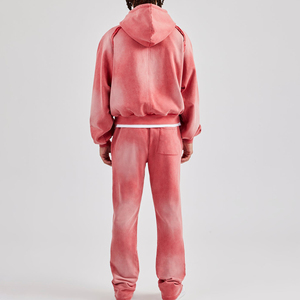 Chándal Deportivo para Hombre con Diseño Moderno y Lavado Ácido, Chándales de Moda con Logotipo Personalizado, Chándal de Alta Calidad con Mangas Largas para Hombre - Product Image 2