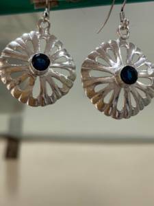 German Silver Zircon Gemstone <b>Earring</b> Quality For Jewelry Style Unique classic <b>Earring</b> Gemstone Handmade Birthstone Handmade - Product Image 5