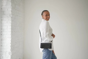 Premium Genuine Leather Fringe Handbag for Women – Vintage Boho Style Shoulder <b>Bag</b> with Tassels & <b>Studded</b> Detail - Product Image 5