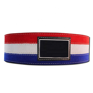 OEM Leather Weightlifting Power <b>Belt</b> with Steel Buckle, Heavy Duty Adjustable Support for Gym, Deadlift, Powerlifting - Product Image 2