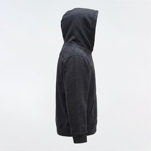 Nueva Sudadera con Capucha y Cierre para Mujer, con Logotipo Personalizado, Color Negro, Tejido de Algodón, Manga Larga, Transpirable, Estilo Urbano - Product Image 4