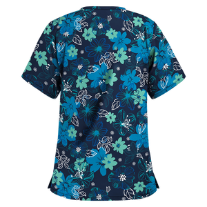 Conjunto de Uniformes Médicos con Estampado de Animales de la Selva, Uniformes de Enfermería con Estampado Floral, Uniformes Elásticos - Product Image 5