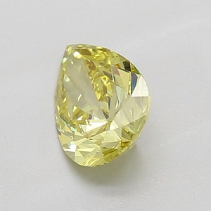 Bijoux personnalisés, diamant en forme de poire jaune intense fantaisie, 0,90 ct, qualité VS1 - Product Image 3