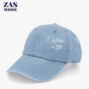 Gorra de Béisbol Personalizada al por Mayor con Logotipo, 6 Paneles, Sarga de Algodón, Fabricante OEM Directo de Fábrica, Gorra de Béisbol Sin Estructura de Algodón Lavado - Product Image 1