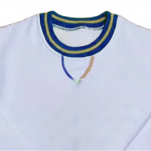 Sweat-shirt personnalisé à col rond en polaire unie polyester/coton, bleu et jaune, à manches longues, pour la sororité Sigma Gamma Rho, faible MOQ - Product Image 2