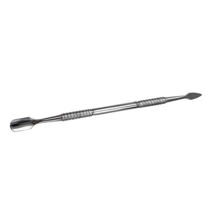 Pedicure Manicure Tools Nail File Dead Skin Push Cuticle Remover Nail Pusher Gold Stainless Steel Cuticle Pusher Nail Art - Product Image 2