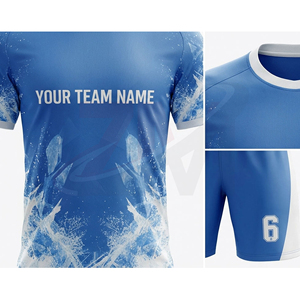 Uniforme de Fútbol para Club, Conjunto de Camiseta y Pantalones Cortos, Ropa Deportiva, Absorbe la Humedad, Personalizable - Product Image 5