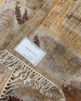 Hochwertiger handgefertigter Jute-Kelim-Teppich mit geometrischem Design, luxuriöser Flachwebung, anpassbarer Farbe, 2000 GSM, wendbar, naturbelassen