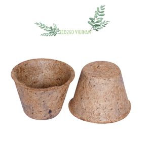 Pot de culture en fibre de coco biologique - Pot de semis respirant et biodégradable, prix direct usine par Eco2go Vietnam - Product Image 6