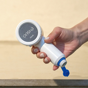 หัวฝักบัวพลาสติกสำหรับใช้ในบ้าน (แบบพกพา) ยี่ห้อซัลลาบ พร้อมไส้กรองเปลี่ยนได้ แรงดันสูง ฉีดพ่นแบบรูขนาดเล็ก - Product Image 6