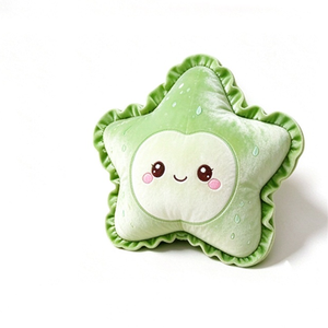 Almohadas de peluche personalizadas en forma de estrella, juguetes de peluche suaves para niños unisex de 0 a 24 meses - Product Image 1