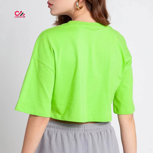 Camisetas Crop Top para Mujer con Estampado, Estilo Moderno, Precio de Mayoreo, Nueva Colección de Fábrica, Alta Calidad, el Mejor Artículo - Product Image 2