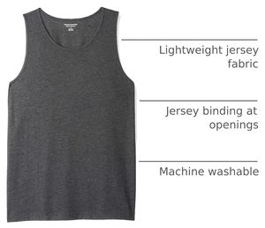 Men's Solid Color Cotton Sleeveless Tank Top O-Neck Knitted Casual Muscle <b>Vest</b> Plus Size - Product Image 5