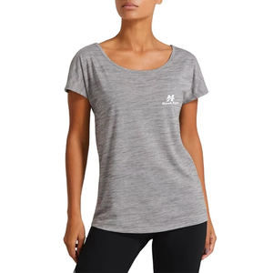 T-shirt pour femme en polyester 100% sur mesure, t-shirts imprimés écologiques pour femme - Product Image 1