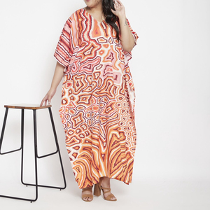 บริการ OEM ชุดเดรสคาฟทันแบบปรับได้สำหรับผู้หญิง ชุดเดรสคาฟทันสั่งตัดตามขนาด ชุดเดรสราตรี คาฟทัน - Product Image 3