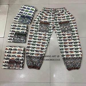 Chaud populaire 2024 dames été mode rayonne imprimé Harem pyjamas/pantalons en gros de l'inde éléphant imprimé pyjamas - Product Image 1