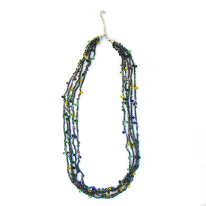 Collar de Cuentas Multicapa para Mujer con Cristales de Imitación de Perlas y Diamantes de Imitación, Joyería de Moda para Ocasiones Especiales, Accesorio de Fiesta al por Mayor - Product Image 2