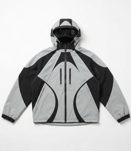 <b>Men's</b> Waterproof Windbreaker <b>Jacket</b> Custom Lightweight Nylon Hooded Sports <b>Jacket</b> Manufacturer - Product Image 1