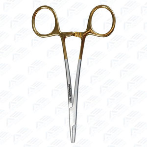 Instrumentos Quirúrgicos Manuales de Plástico Duradero y Acero Liso, Instrumentos Médicos de la Mejor Calidad, Portaagujas Halsey con Mandíbulas TC de 13 cm - Product Image 2