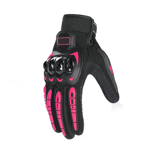 Gants de course cycliste en cuir fabriqués au Pakistan, design personnalisé, haute qualité, imperméables, antidérapants, compatibles écran tactile, doigts entiers - Product Image 2