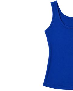 Manufacturer Royal Blue Sleeveless Tank <b>Top</b> With Red High Waist Shorts Women Casual Summer Lounge Two Piece Outfit Set Clothes - Product Image 3