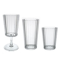 BPA-freie 13oz Kunststoff-Acryl Runde Vintage Party-Weingläser SET EL Marke