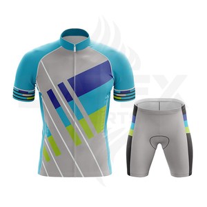 Vêtements de cyclisme en promotion, prix de gros, uniforme de cyclisme sur mesure pour hommes, short de cyclisme, ensemble maillot et short de cyclisme - Product Image 4