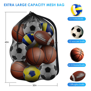 Sac de transport universel pour ballon de basketball de qualité supérieure, idéal pour l'entraînement sportif quotidien et l'organisation de l'équipement athlétique scolaire - Product Image 4