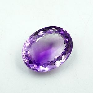 พลอยอเมทิสต์ธรรมชาติ รูปทรงวงรี 25.40 กะรัต แบบเม็ดเดี่ยว - Product Image 2
