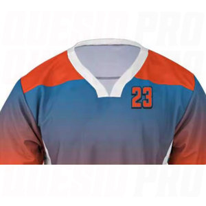 Camiseta de Lacrosse para Hombre, Totalmente Personalizada, Superventas, Antiarrugas, Transpirable, Resistente, para Entrenamiento y Partidos - Product Image 4