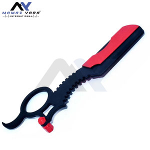 Single Ring Handle Professional Quality Stainless Steel Barber Shaving Razor <b>Black</b> Color Powder Coated Straight <b>Edge</b> Razor - Product Image 6