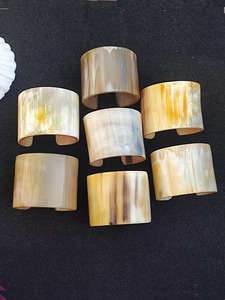 Durable Buffalo Horn Cuff <b>Bracelet</b> Offering Natural Strength And Attractive Appearance For Long Lasting Wear - Product Image 4