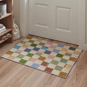Tappeto Runner 2x5 Antiscivolo Lavabile in Lavatrice a Pelo Corto con Motivo Stampato per Corridoio, Cucina, Lavanderia, Camera da Letto, Bagno - Colore B - Product Image 1