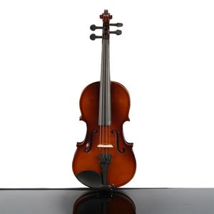 Nuovo custodia per violino acustico 1/4 fatto a mano con archetto e resina naturali per studenti e amanti della musica, realizzato in legno e acero - Product Image 4