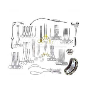 Ensemble d'instruments chirurgicaux orthopédiques de laparotomie de base de haute qualité, 108 pièces, kit complet, manuel, certifié CE par Surgiright - Product Image 2
