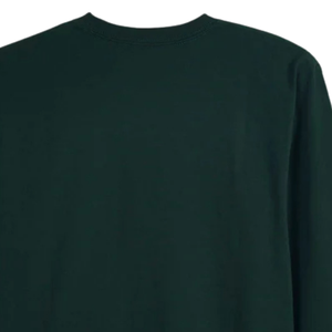 เสื้อยืดแขนยาวเนื้อหนา สีเขียวฟอเรสต์ ผ้าฝ้ายพรีเมียม เสื้อยืดลำลอง สวมใส่สบาย ระบายอากาศได้ดี เสื้อเปล่าสำหรับงานสั่งทำ - Product Image 3